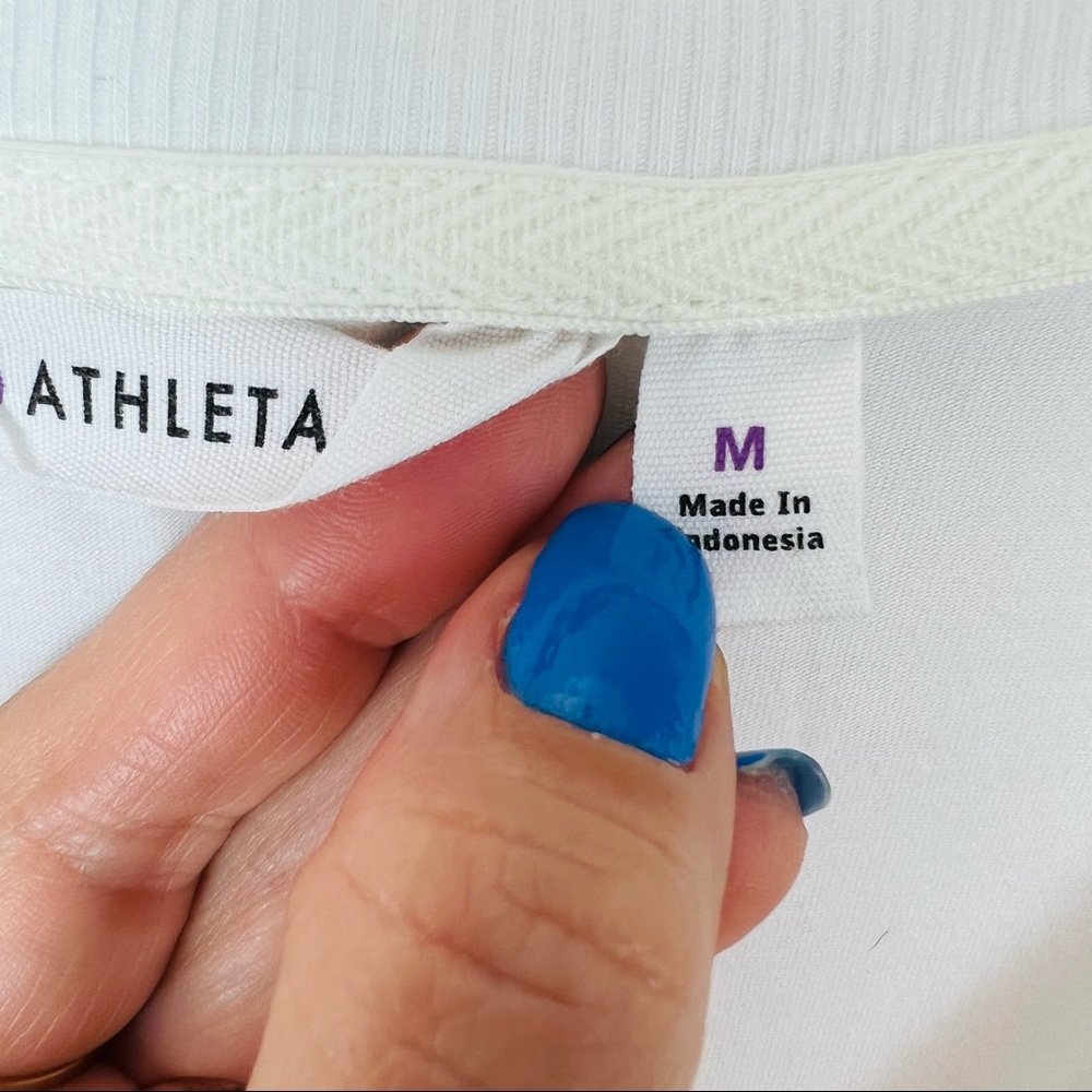 ATHLETA Dresses |  Active Ruched V-Neck T-Shirt - Picture 5 of 5